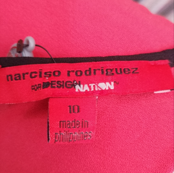 NWOT Narciso Rodriguez For Design Nation Color Block Short Sleeve Dress - Picture 6 of 7